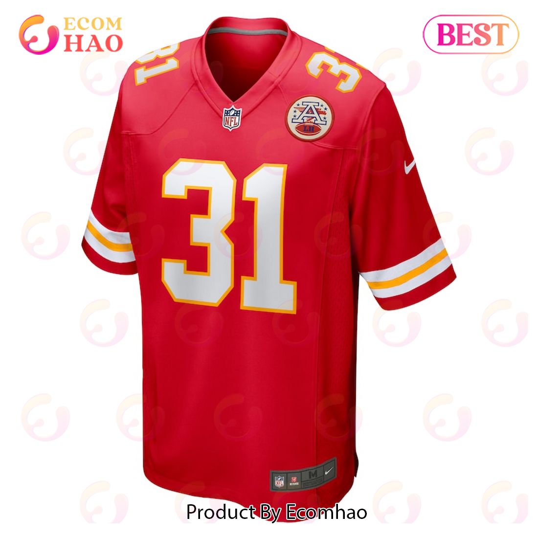 Darrel Williams Kansas City Chiefs Nike Game Jersey – Red Luxury Items