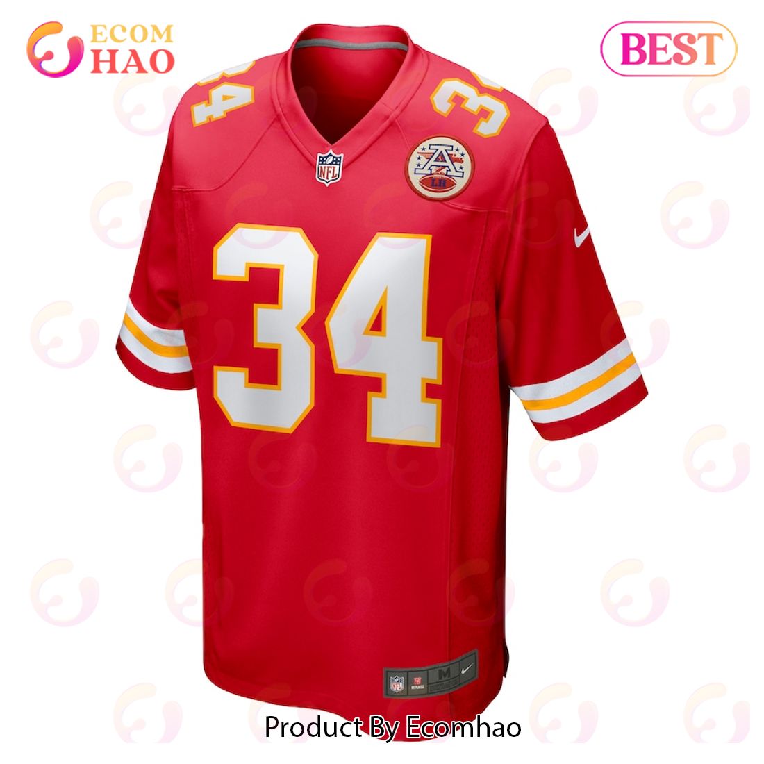 Darwin Thompson Kansas City Chiefs Nike Game Jersey – Red Luxury Items