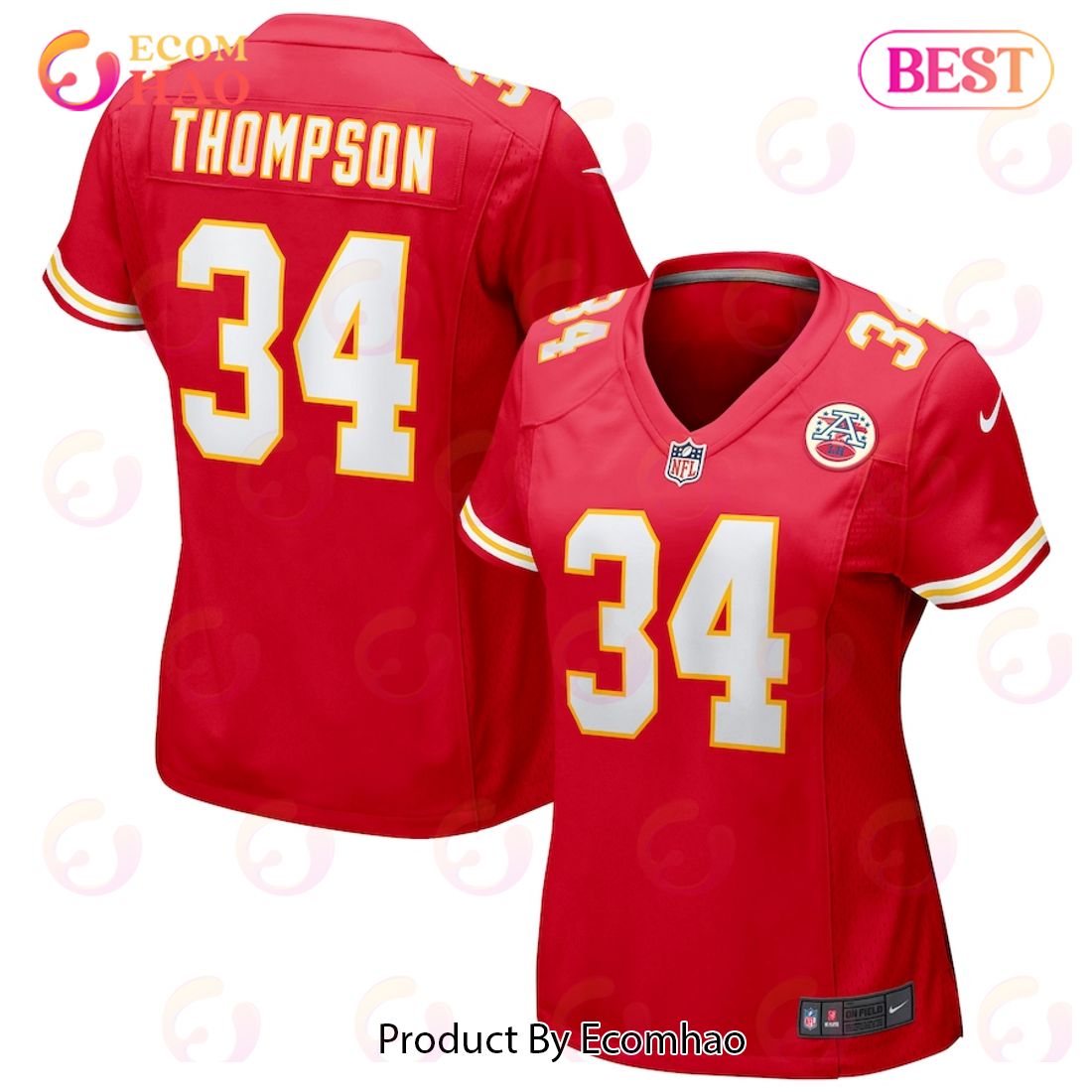 Darwin Thompson Kansas City Chiefs Nike Women’s Game Jersey – Red Luxury Items