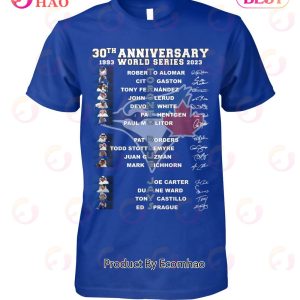 30th Anniversary 1993 – 2023 World Series Toronto Blue Jays T-Shirt