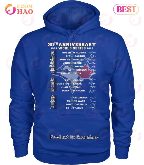 30th Anniversary 1993 – 2023 World Series Toronto Blue Jays T-Shirt