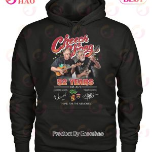 Cheech & Chong 52 Years 1971 – 2023 Thank For The Memories T-Shirt