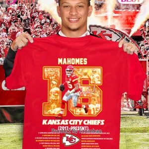 Mahomes 15 Kansas City Chiefs 2017 – Present Once A Chief Always A Chiefs T-Shirt