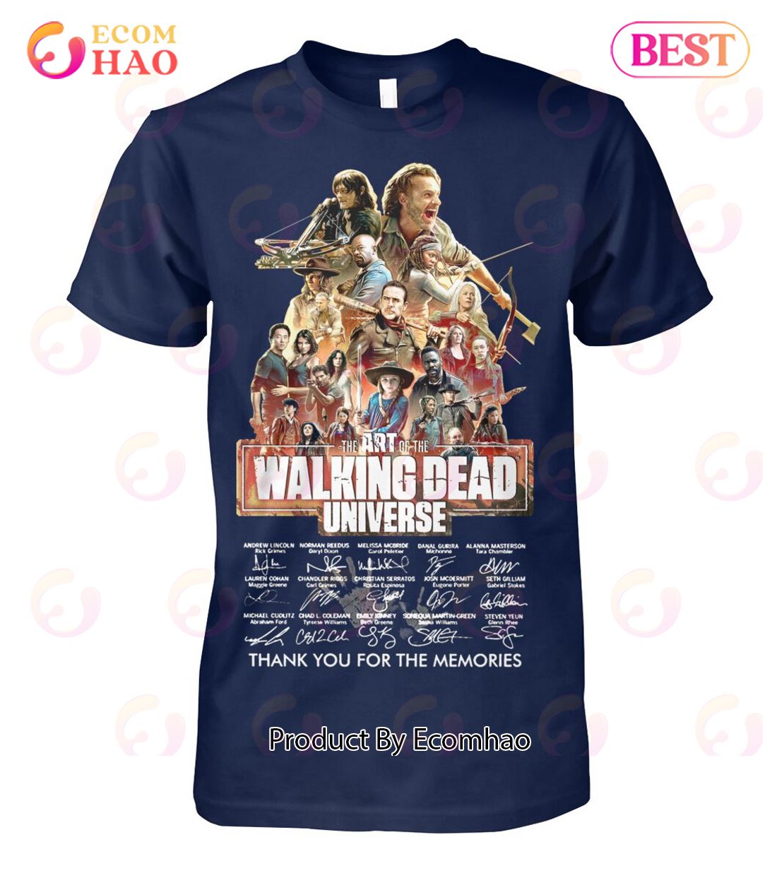 The Art Of The Walking Dead Universe Thank You For The Memories T-Shirt