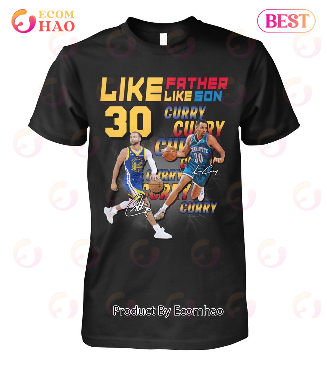 Like Father Like Son 30 Curry T-Shirt