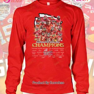 Super Bowl LVII KC Kansas City Chiefs Shirts Players And Head Coach Andy