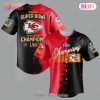Three Time Kansas City Chiefs Champions Super Bowl LVII Baseball Jersey