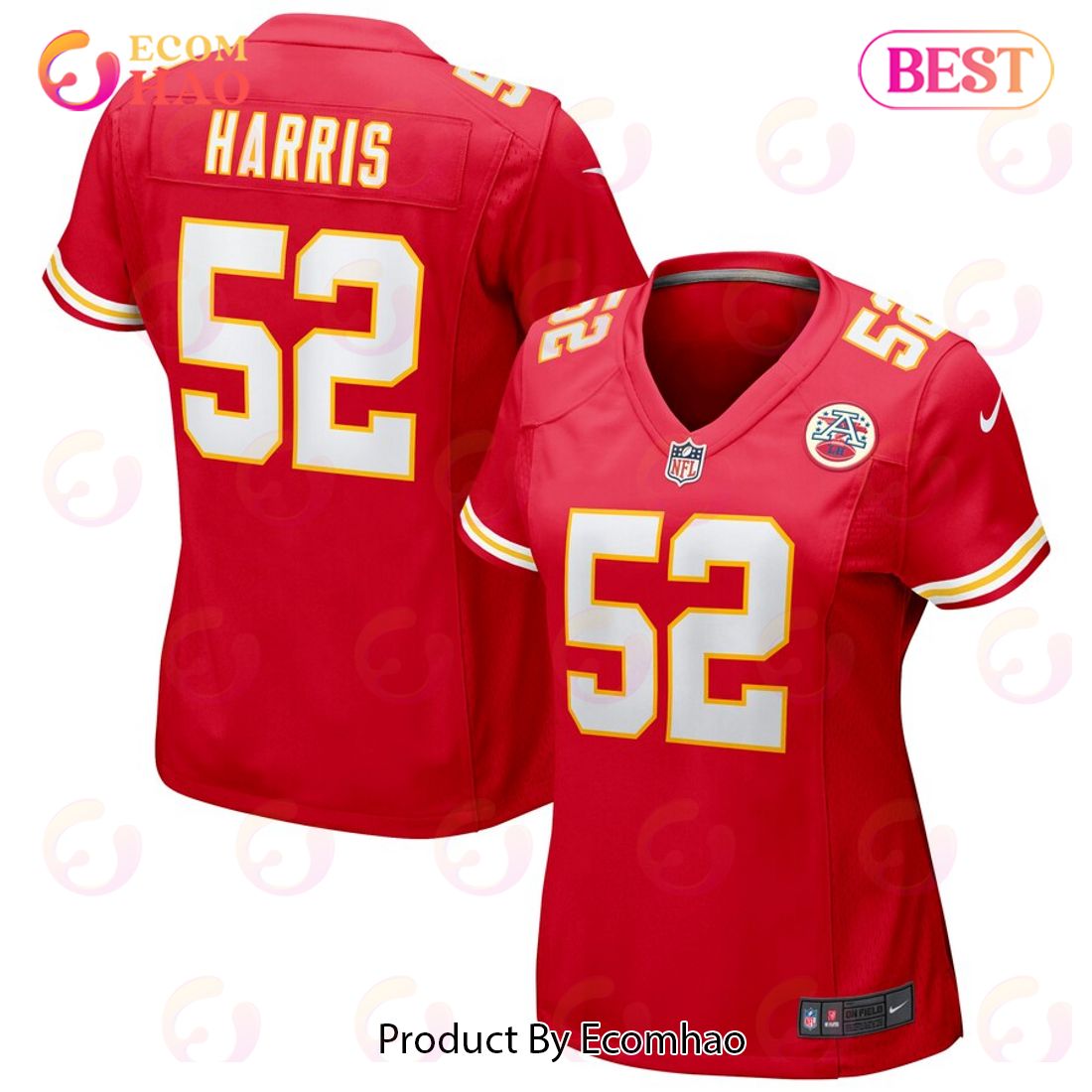 Demone Harris Kansas City Chiefs Nike Women’s Game Jersey – Red Luxury Items