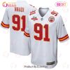 Derrick Nnadi 91 Kansas City Chiefs Super Bowl LVII Champions 3 Stars Men Game Jersey – Red
