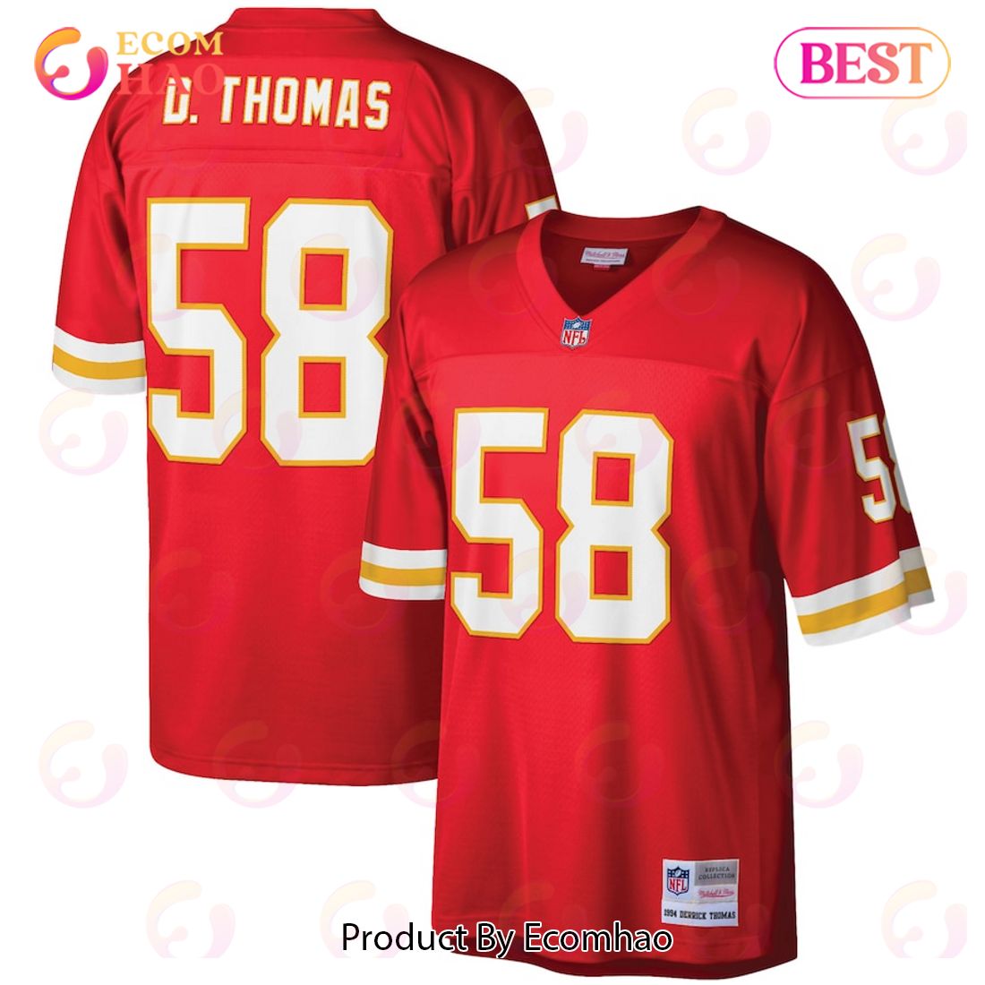 Derrick Nnadi Kansas City Chiefs Nike Women’s Game Jersey – Red