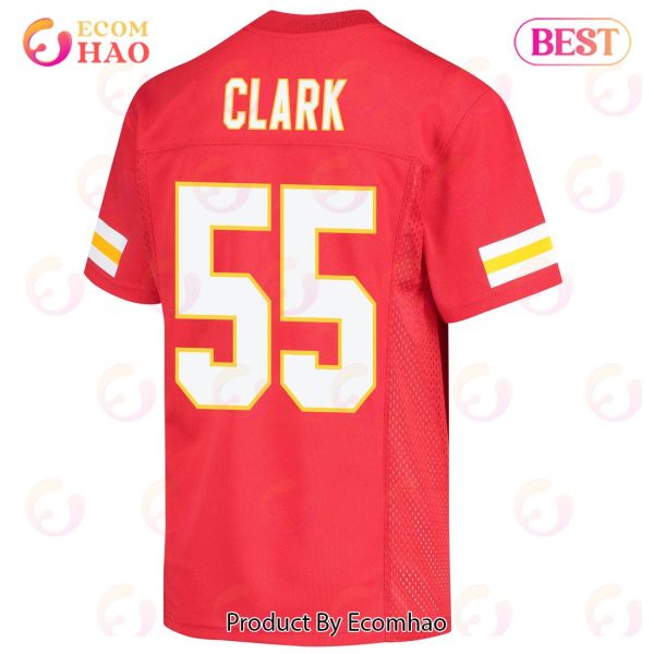 Top-selling Item] Chad Henne 4 Kansas City Chiefs Super Bowl LVII Game 3D  Unisex Jersey - Youth White