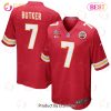 Harrison Butker 7 Kansas City Chiefs Super Bowl LVII Champions 3 Stars Men Game Jersey – White
