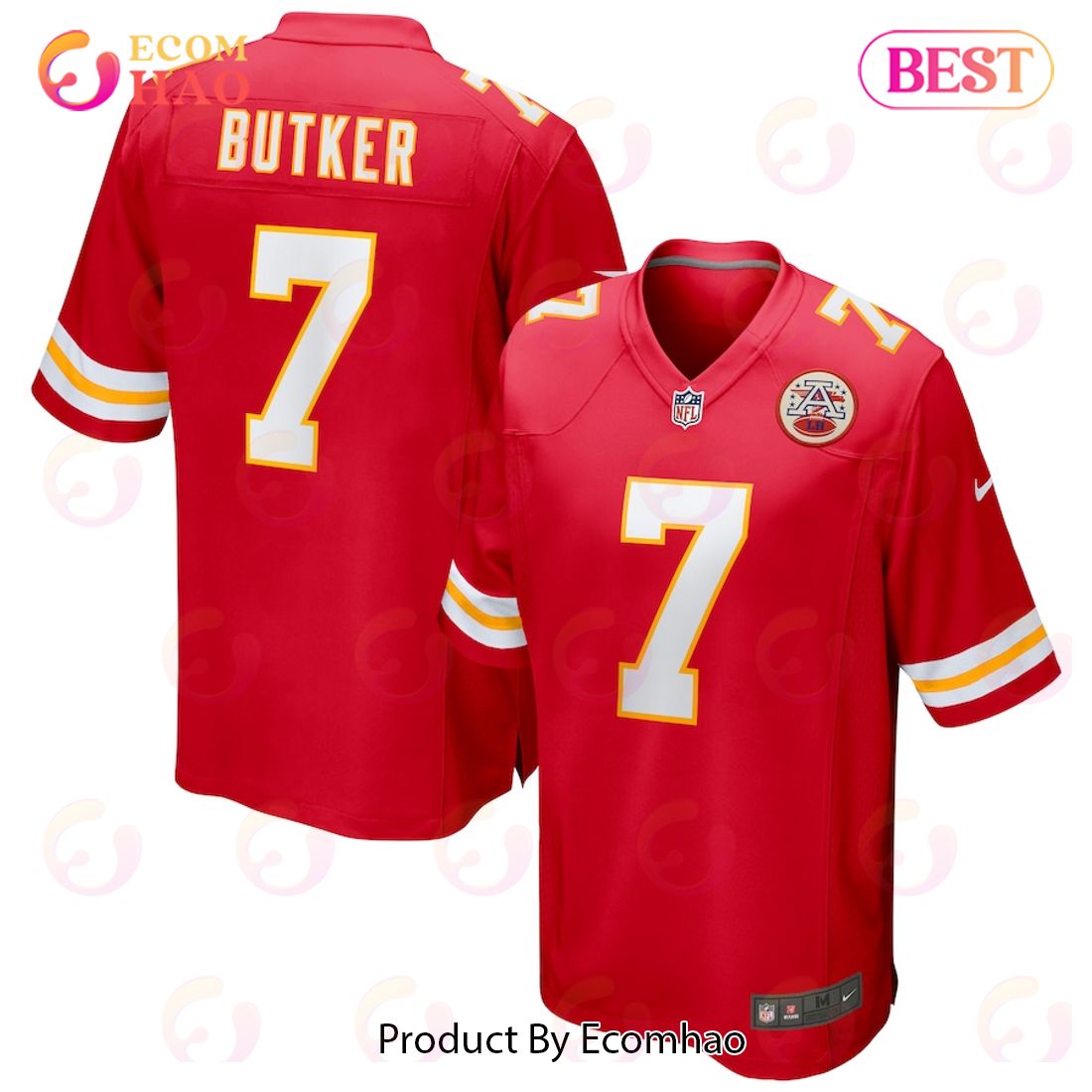 Harrison Butker Kansas City Chiefs Nike Game Jersey – Red Luxury Items