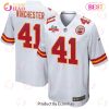 James Winchester 41 Kansas City Chiefs Super Bowl LVII Champions 3 Stars Men Game Jersey – Red James Winchester 41 Kansas City Chiefs Super Bowl LVII Champions 3 Stars Men Game Jersey – Red
