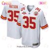 Jaylen Watson 35 Kansas City Chiefs Super Bowl LVII Champions 3 Stars Men Game Jersey – Red