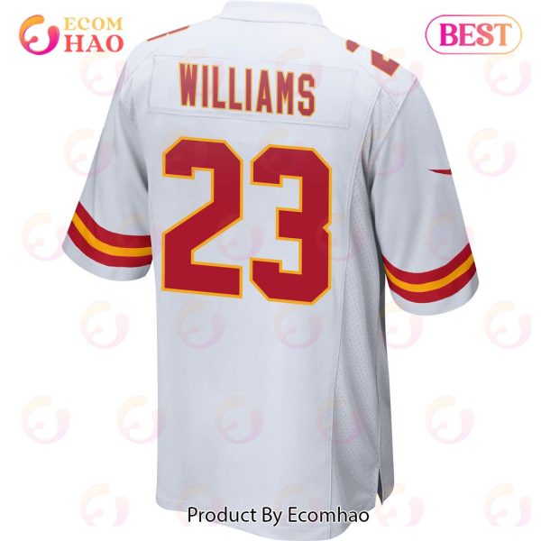 Kansas City Chiefs Nike Game Road Jersey - White - Mecole Hardman - Mens