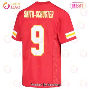 JuJu Smith-Schuster 9 Kansas City Chiefs Super Bowl LVII Champions 3 Stars Youth Game Jersey – Red