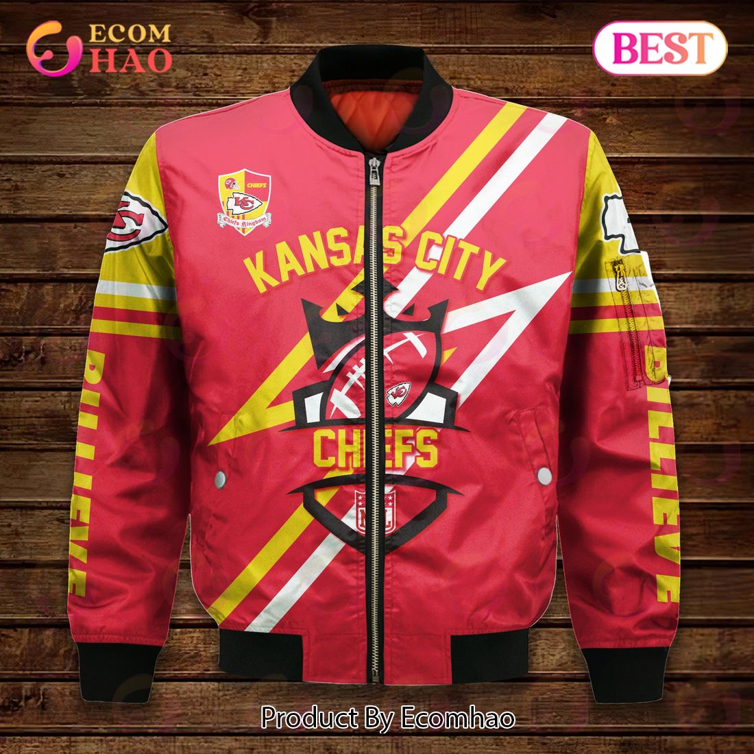 Kansas City Chiefs On To The Super Bowl Champion LVII NFL Bomber Jacket