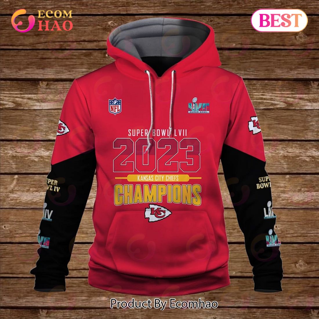 Kansas City Chiefs Super Bowl Champion 2023 Bring It Home Unisex 3D Hoodie