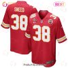 Khalen Saunders 99 Kansas City Chiefs Super Bowl LVII Champions 3 Stars Youth Game Jersey – Red Khalen Saunders 99 Kansas City Chiefs Super Bowl LVII Champions 3 Stars Youth Game Jersey – Red