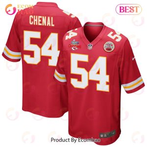 Leo Chenal 54 Kansas City Chiefs Super Bowl LVII Champions 3 Stars Men Game Jersey – Red