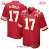 Marquez Valdes-Scantling 11 Kansas City Chiefs Super Bowl LVII Champions 3 Stars Men Game Jersey – White
