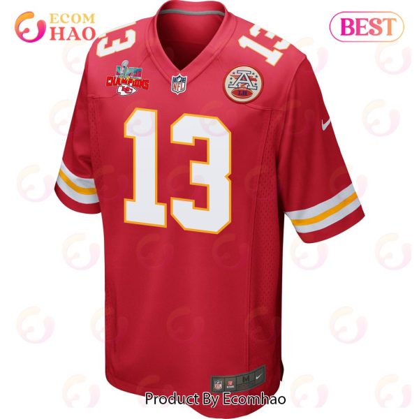 Kansas City Chiefs Nike Game Road Jersey - White - Mecole Hardman - Mens