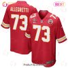 Nick Allegretti 73 Kansas City Chiefs Super Bowl LVII Champions 3 Stars Men Game Jersey – White Nick Allegretti 73 Kansas City Chiefs Super Bowl LVII Champions 3 Stars Men Game Jersey – White