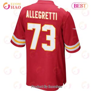 Nick Allegretti 73 Kansas City Chiefs Super Bowl LVII Champions 3 Stars Men Game Jersey – Red