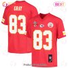 Orlando Brown 57 Kansas City Chiefs Super Bowl LVII Champions 3 Stars Men Game Jersey – Red