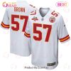Orlando Brown 57 Kansas City Chiefs Super Bowl LVII Champions 3 Stars Men Game Jersey – Red