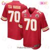 Patrick Mahomes 15 Kansas City Chiefs Super Bowl LVII Champions 3 Stars Men Game Jersey – White