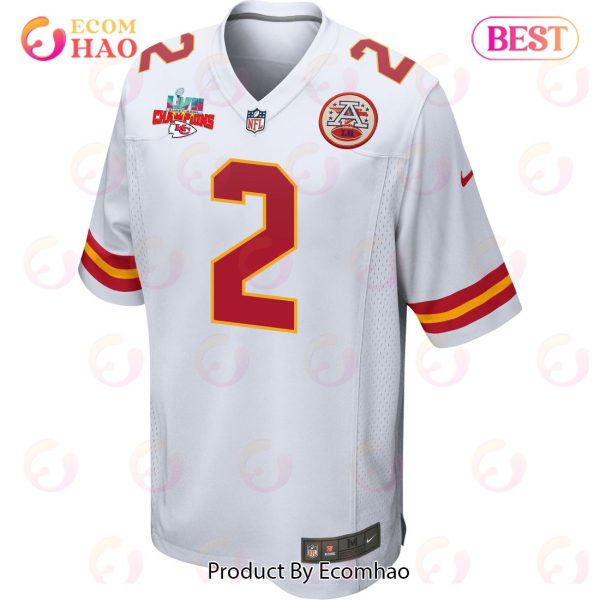 Ronald Jones 2 Kansas City Chiefs Super Bowl LVII Champions 3 Stars Youth  Game Jersey - White - Bluefink