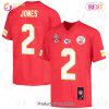 Ronald Jones 2 Kansas City Chiefs Super Bowl LVII Champions 3 Stars Men Game Jersey – White Ronald Jones 2 Kansas City Chiefs Super Bowl LVII Champions 3 Stars Men Game Jersey – White