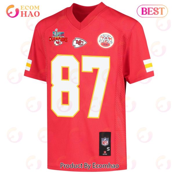 Youth Kansas City Chiefs Travis Kelce Nike Olive 2022 Salute To