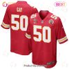 Willie Gay 50 Kansas City Chiefs Super Bowl LVII Champions 3 Stars Men Game Jersey – White