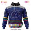 Personalized NHL St. Louis Blues Specialized Design With Fearless Aganst Autism 3D Hoodie