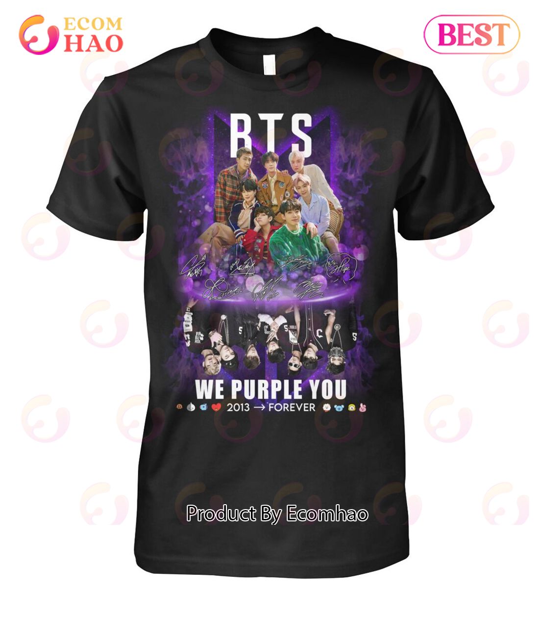 BTS We Purple You 2013 – Forever Unisex T-Shirt