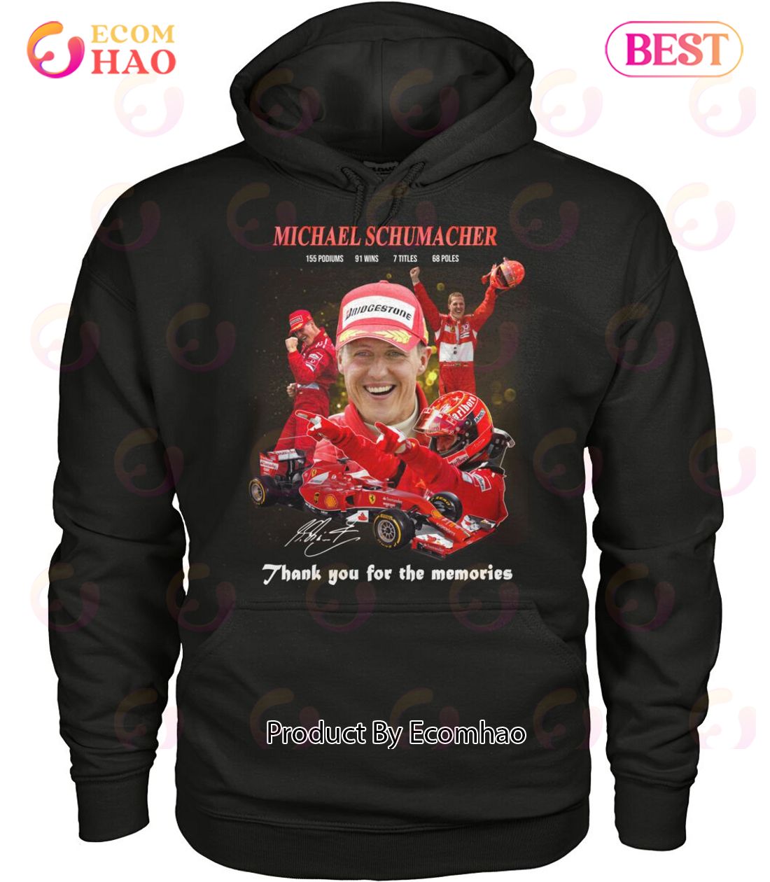 Michael Schumacher Thank You For The Memories T-Shirt