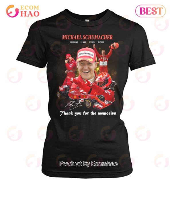 Michael Schumacher Thank You For The Memories T-Shirt
