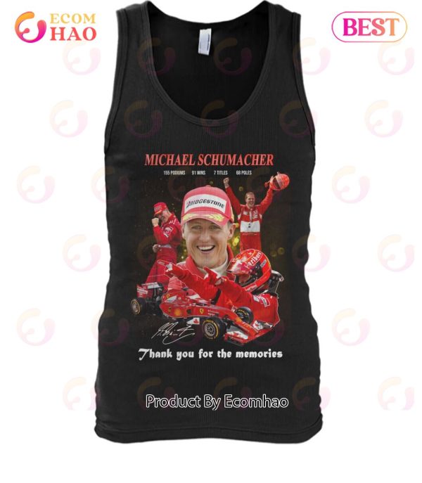 Michael Schumacher Thank You For The Memories T-Shirt