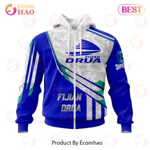 Super Rugby Fijian Drua Specialized Jersey Concepts 3D Hoodie