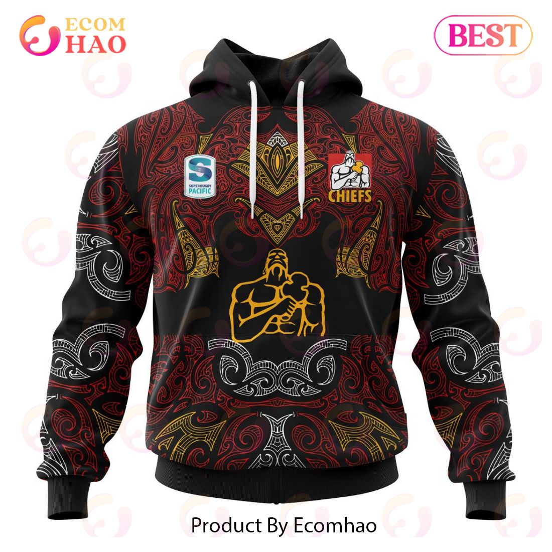 Super Rugby Gallagher Chiefs Specialized Indigenous Outfits Concepts  3D Hoodie