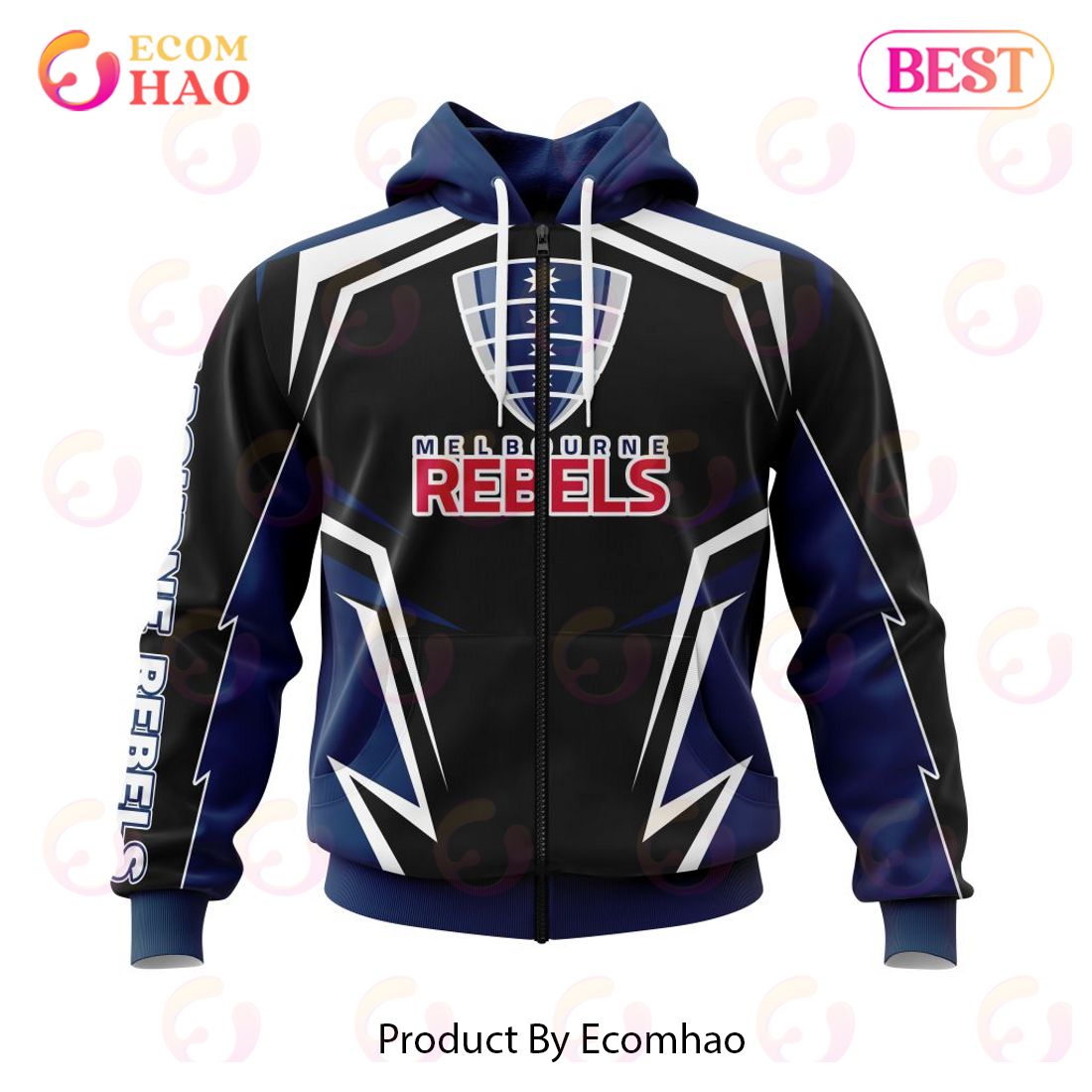 Super Rugby Melbourne Rebels Special Kits 3D Hoodie