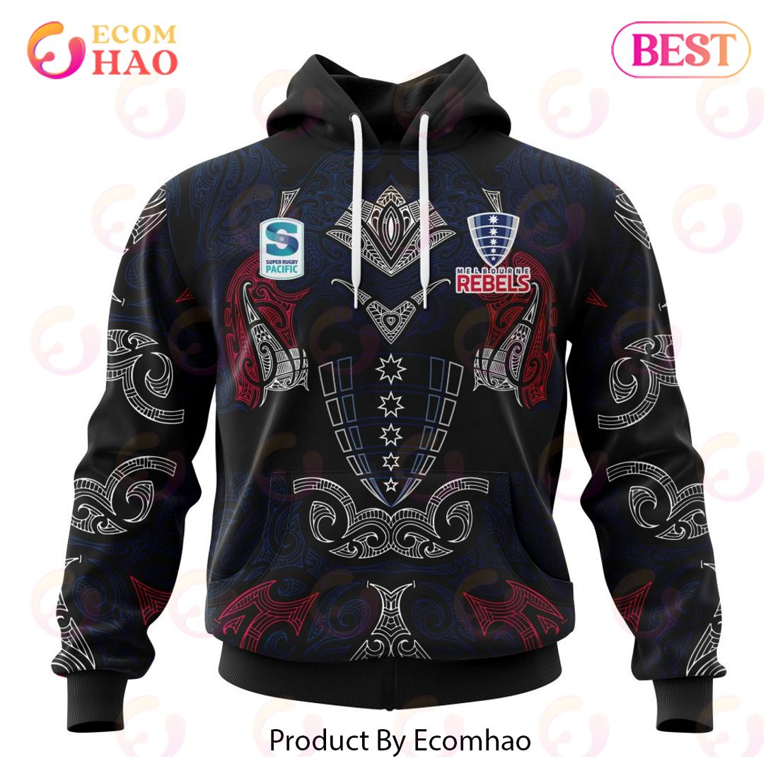 Super Rugby Melbourne Rebels Specialized Indigenous Outfits Concepts  3D Hoodie