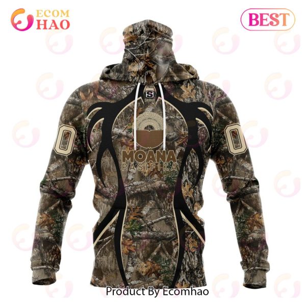 Super Rugby Moana Pasifika Specialized Hunting Camo 3D Hoodie
