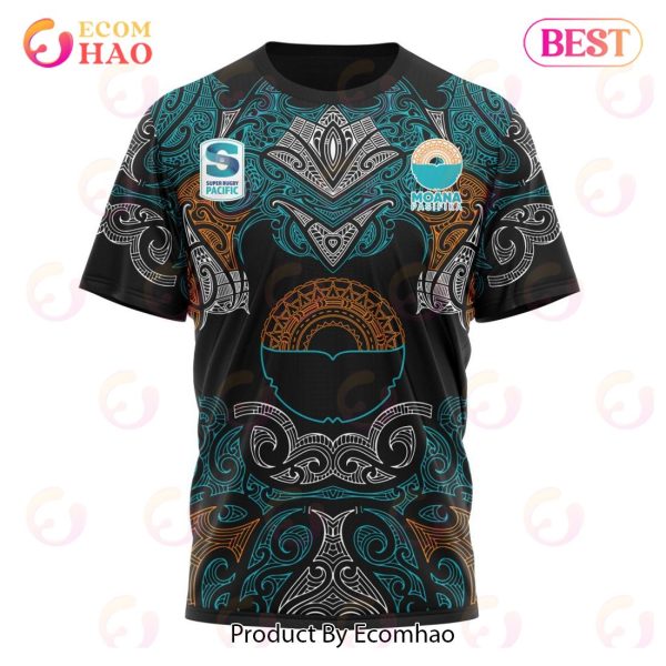 Super Rugby Moana Pasifika Specialized Indigenous Outfits Concepts  3D Hoodie