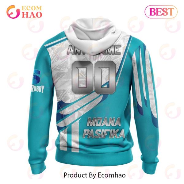 BEST Super Rugby Moana Pasifika, Specialized Anzac Jersey Concepts 3D Hoodie