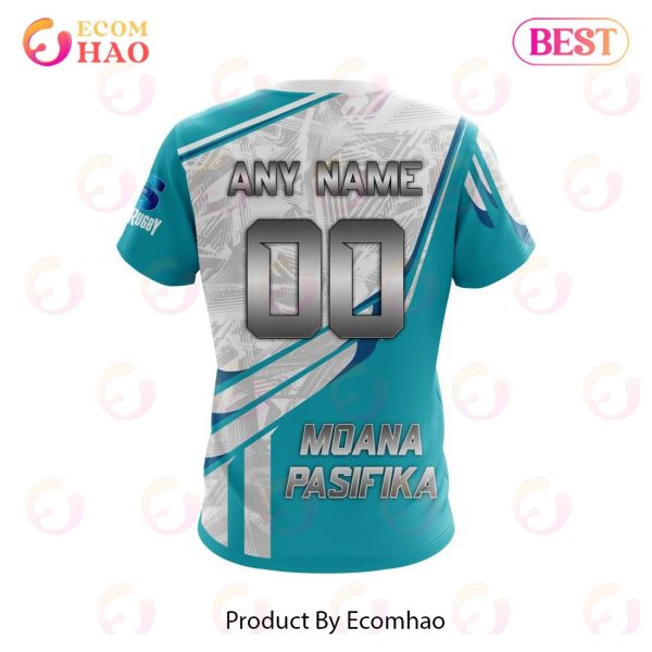 BEST Super Rugby Moana Pasifika, Specialized Anzac Jersey Concepts 3D Hoodie