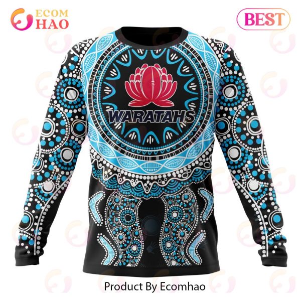 Super Rugby New South Wales Waratahs Specialized Indigenous Outfits Concepts 3D Hoodie